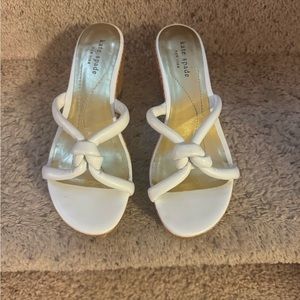 Cute Kate Spade Espradrille Heels in White!